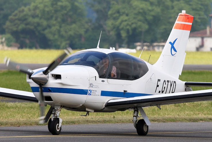 Les cadets Air France passent leurs tests CPL et l'IRSE sur TB20