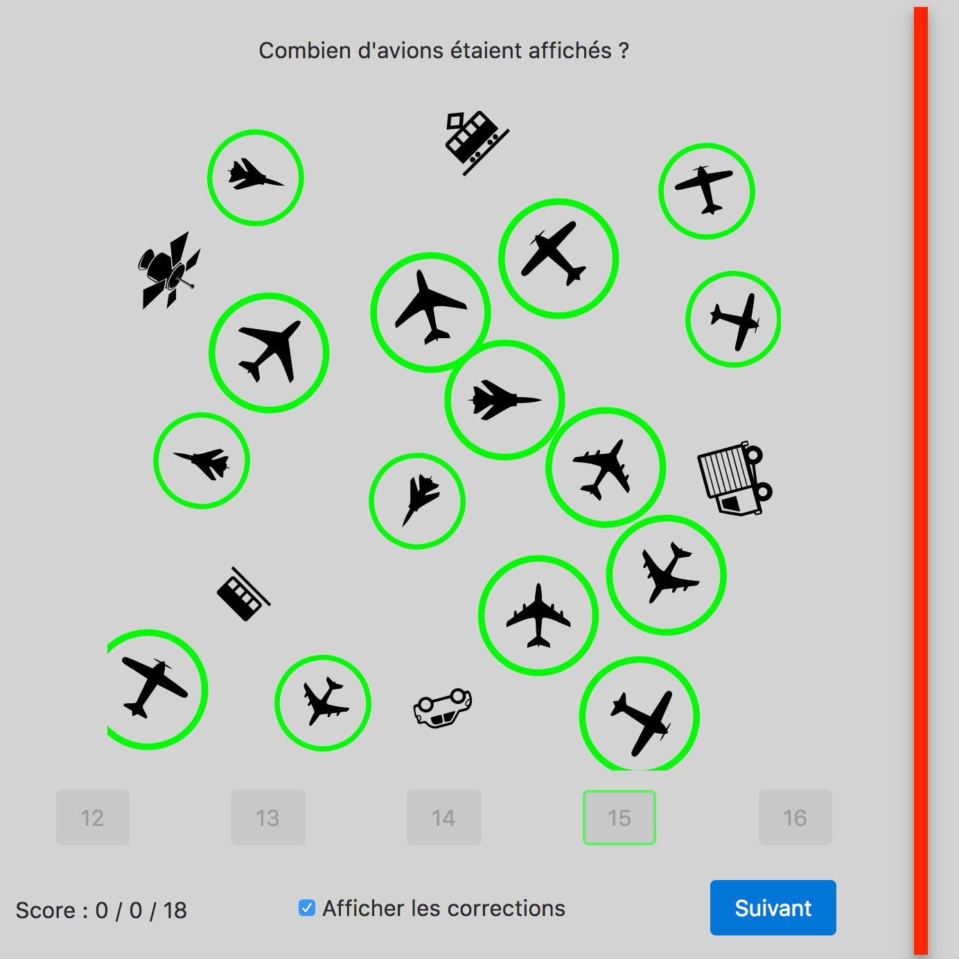 Compter les avions