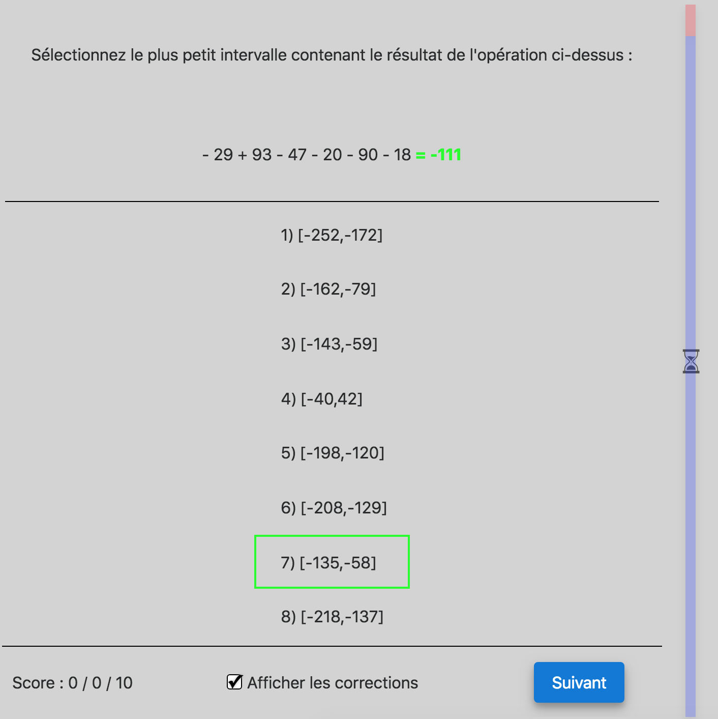 Calcul mental 2