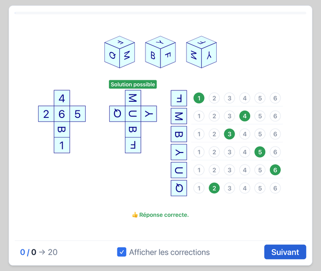 Patrons de cubes - psy1 ENAC - pilotes pros - Test psychotechnique pilote de ligne sur Pilotest