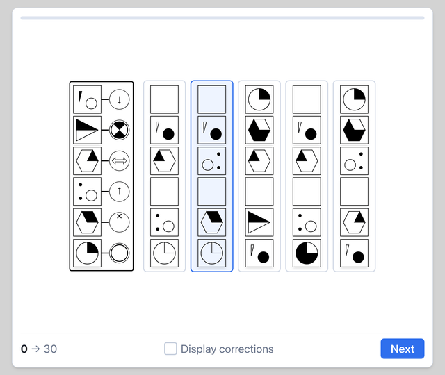 Diagramming - Airline pilot psychometric test online on Pilotest