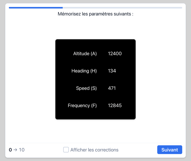 FMS - Mémoire - Test psychotechnique pilote de ligne sur Pilotest