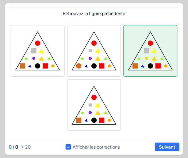 Formes identiques - Test psychotechnique pilote de ligne sur Pilotest