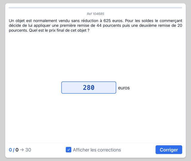 Mathématiques - Test psychotechnique pilote de ligne sur Pilotest