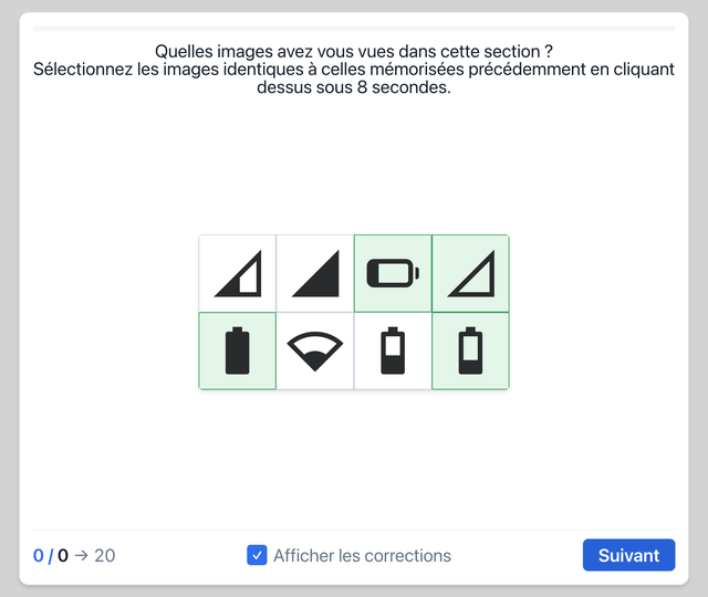 CUT-E - Mémoire - Test psychotechnique pilote de ligne sur Pilotest