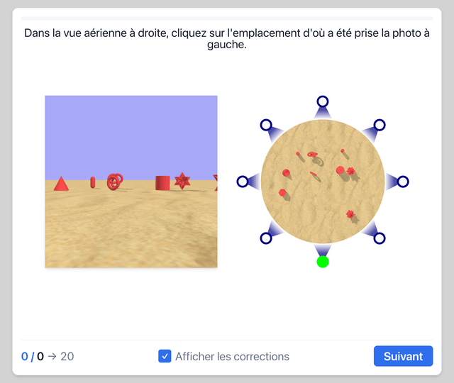 Objets 3D - Test psychotechnique pilote de ligne sur Pilotest