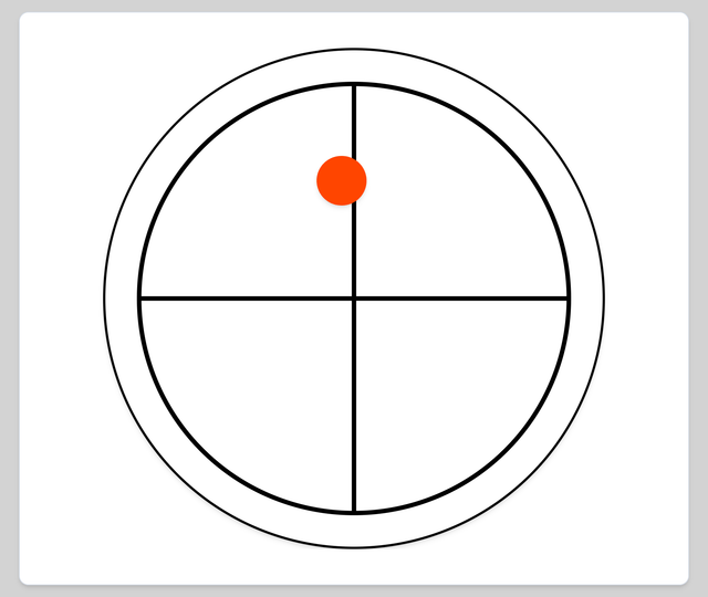 Point mouvant - Test psychotechnique pilote de ligne sur Pilotest