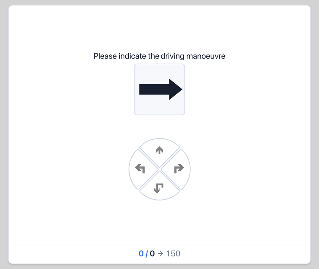 CUT-E - Navigation - Sense of direction - Airline pilot psychometric test online on Pilotest