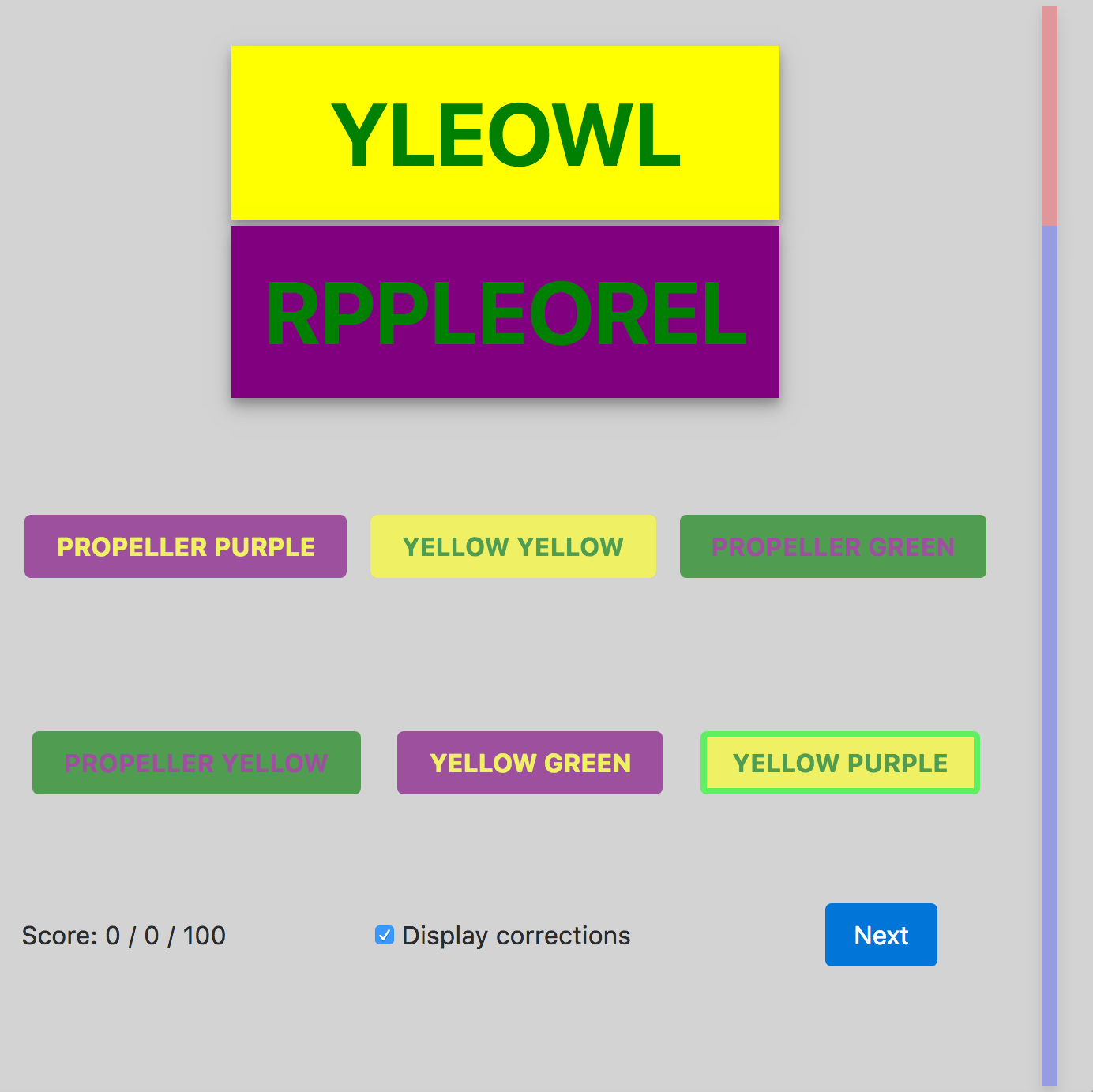 Stroop test