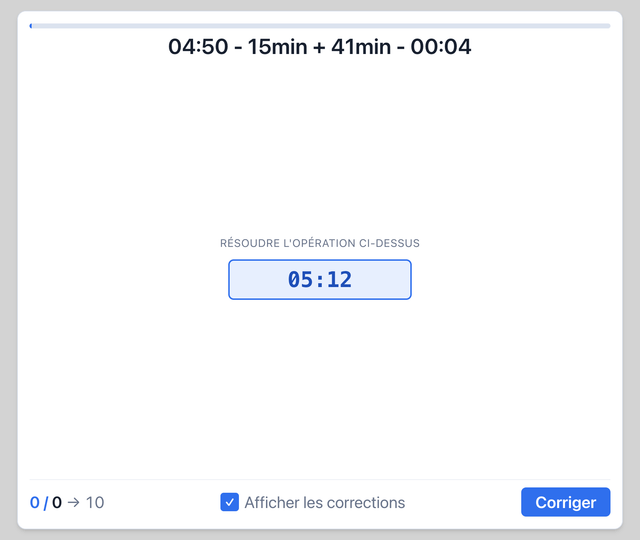 INTERPERSONAL - Calcul de temps - Test psychotechnique pilote de ligne sur Pilotest