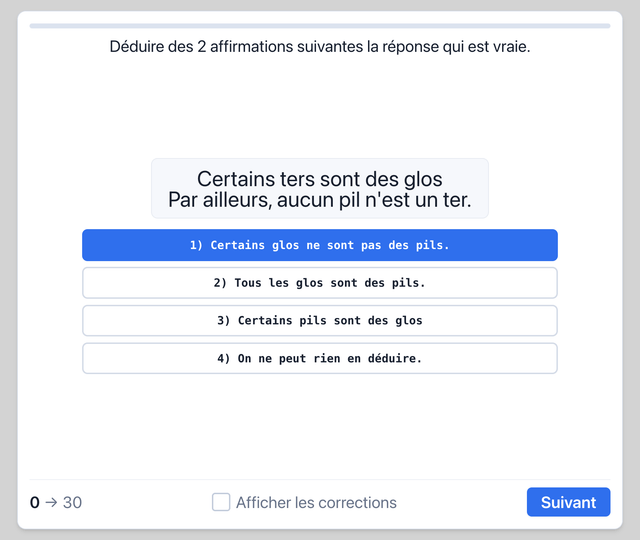 TMRL 1 - Test psychotechnique pilote de ligne sur Pilotest